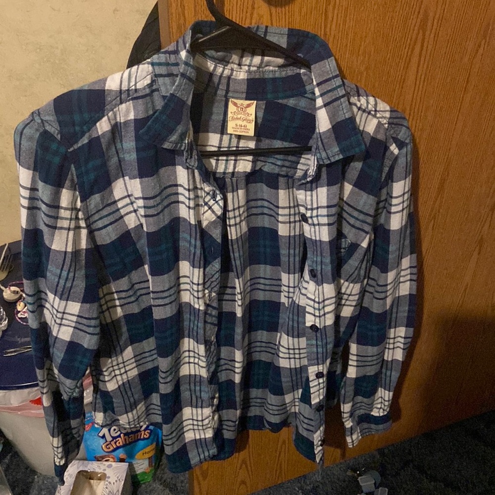 Blue Faded Glory flannel